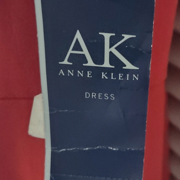 A K Anne Klein Poppy Red Sleeveless Dress, size 12 - Picture 10 of 12